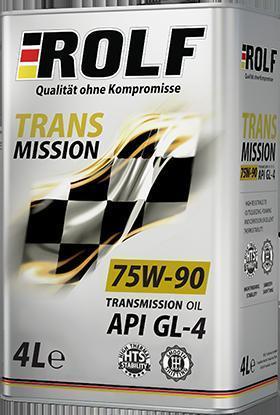 Масло трансмиссионное Rolf Transmission 75W-90 GL-4 п/синтетическое 4л / 75W90