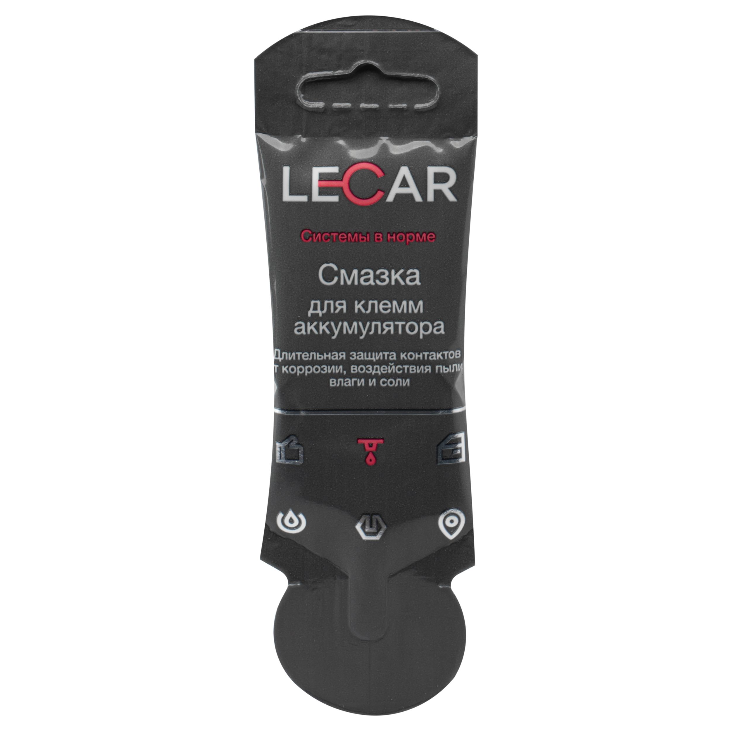 Смазка для клемм аккумулятора Lecar стик-пакет 10 гр
