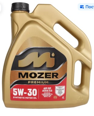 Масло моторное MOZER 5W-30 Premium C3 SP синтетическое 4 л