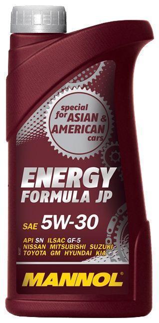 Масло моторное Mannol 5W-30 Energy Formula JP ESTER SN синтетическое 1л / 5W30