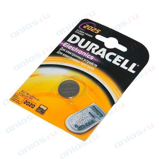 Элемент питания CR 2025 Duracell