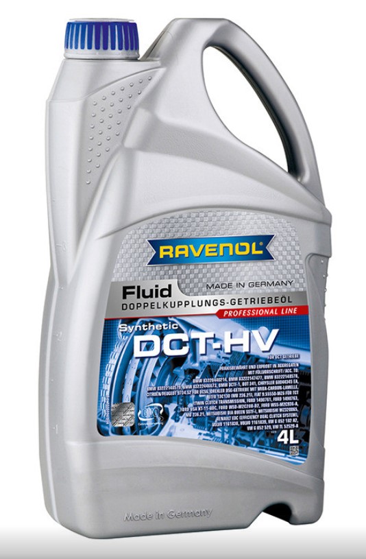 Масло Ravenol DCT-HV Fluid трансмиссионное синтетическое 4 л