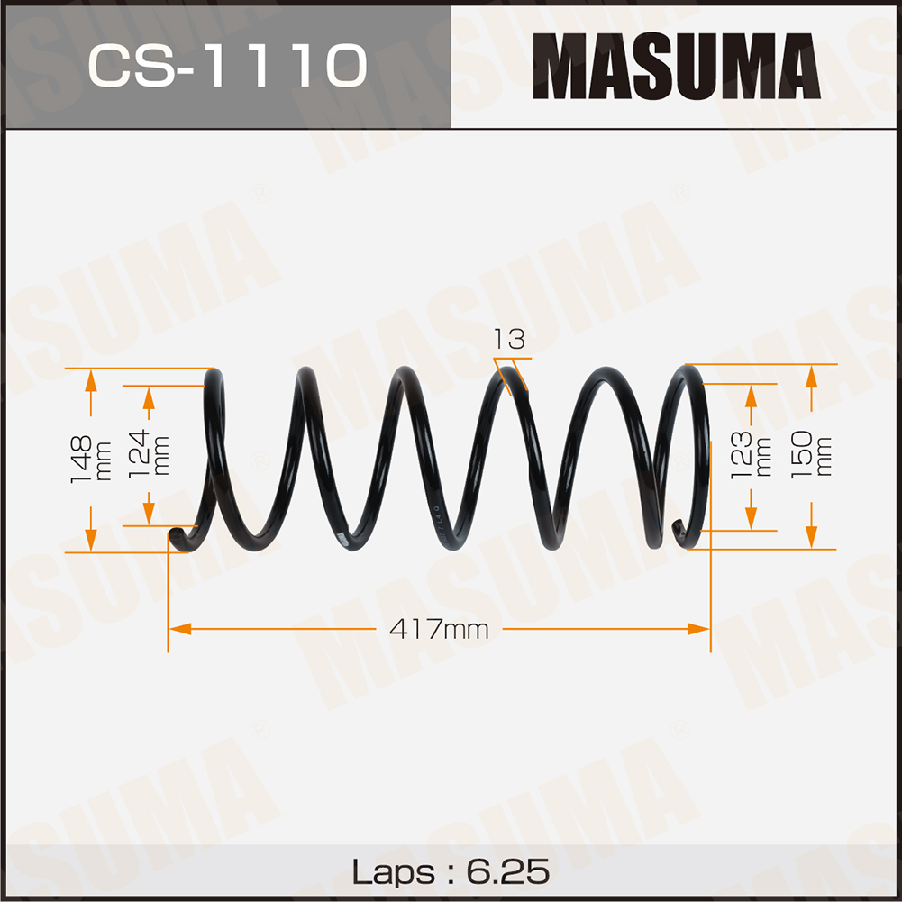 Пружина подвески Toyota NADIA / SXN10 передняя Masuma