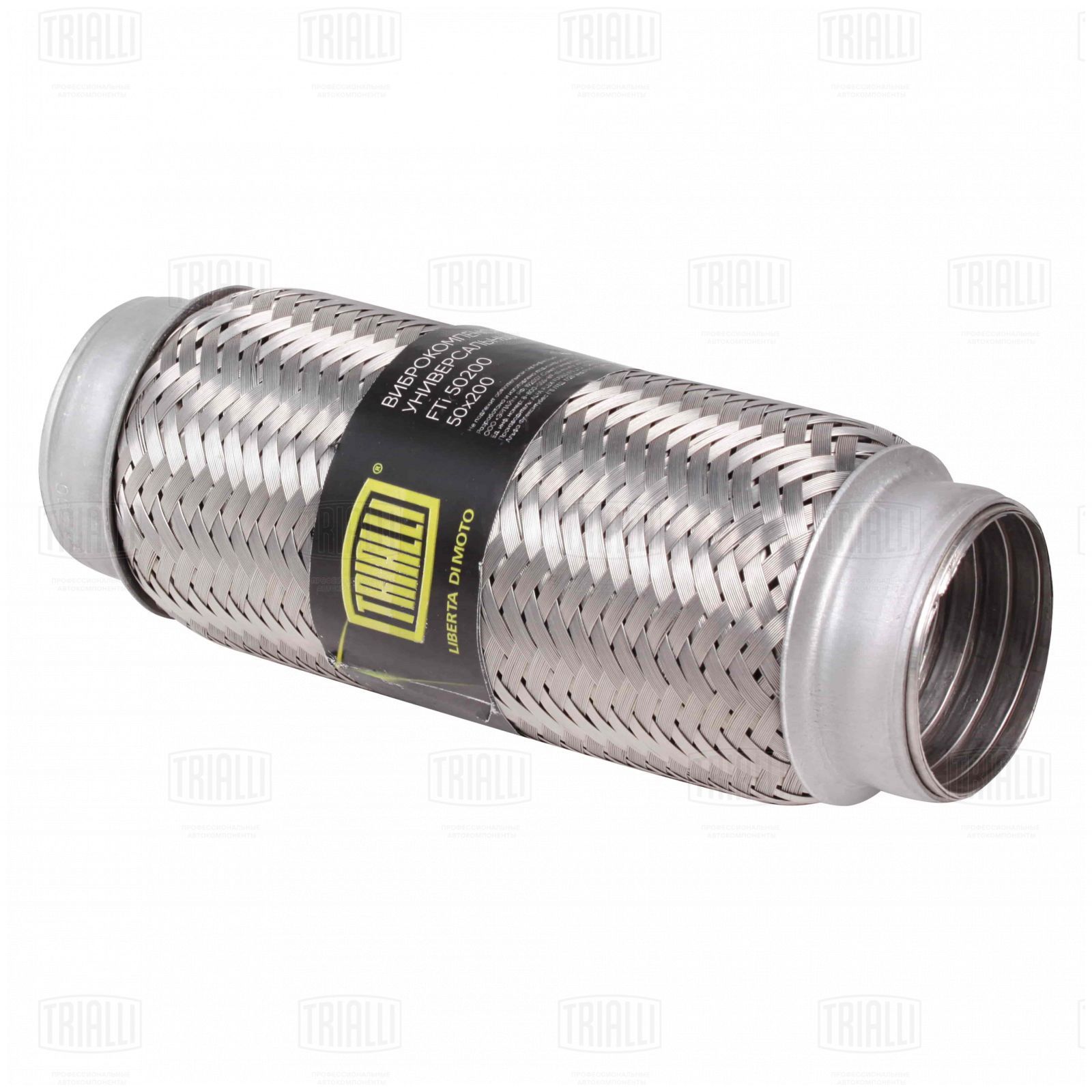 Гофра глушителя 50 x 200 InterLock нержавеющая сталь Trialli
