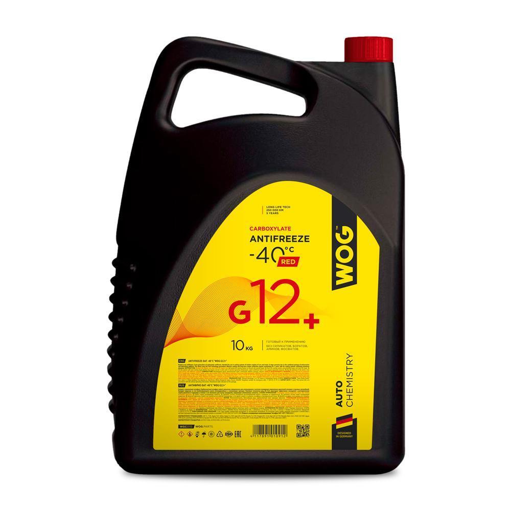 Антифриз G12+ красный -40°C WOG 10 кг