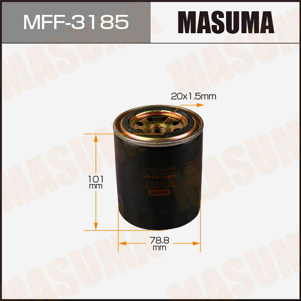 Фильтр топливный Toyota Dyna 99-; Mazda Titan 83-00; Hino Dutro 99-04 Masuma