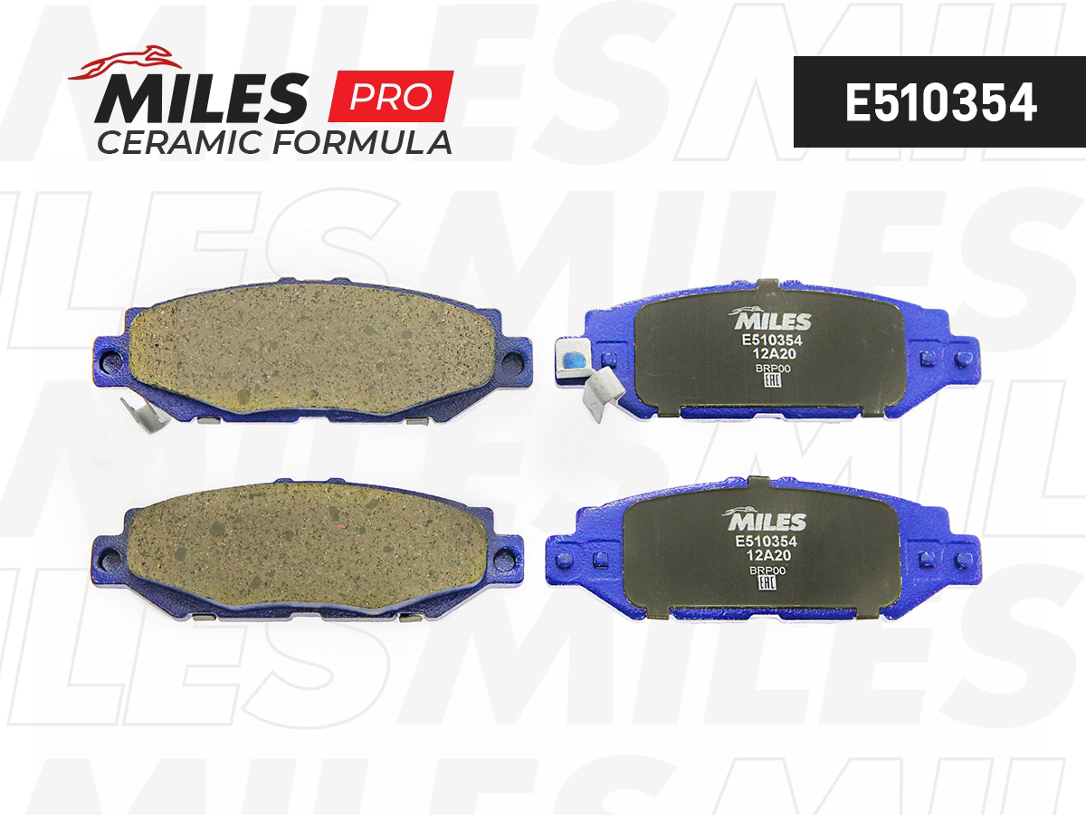 Колодки тормозные MILES E5 Ceramic LEXUS GS 300 93-97/TOYOTA SUPRA 3.0 93-98 задние