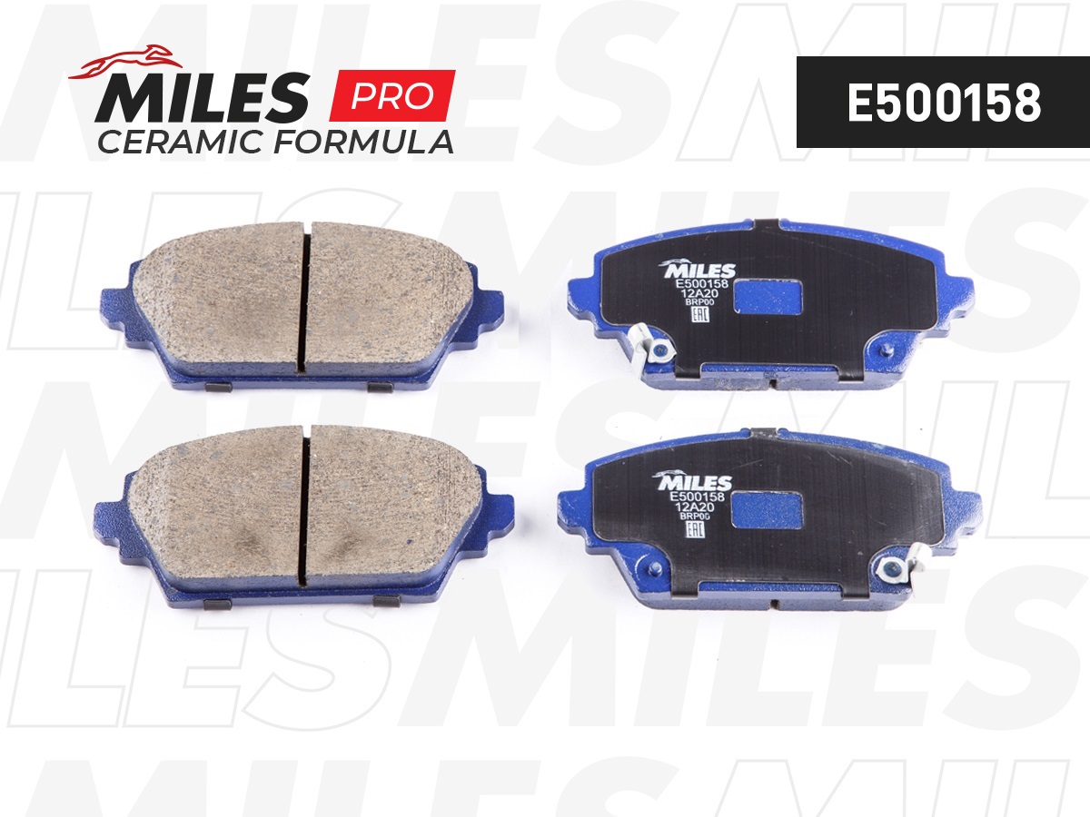 Колодки тормозные MILES E5 Ceramic NISSAN PRIMERA (P12) 02>/ALMERA TINO 00>05 передние