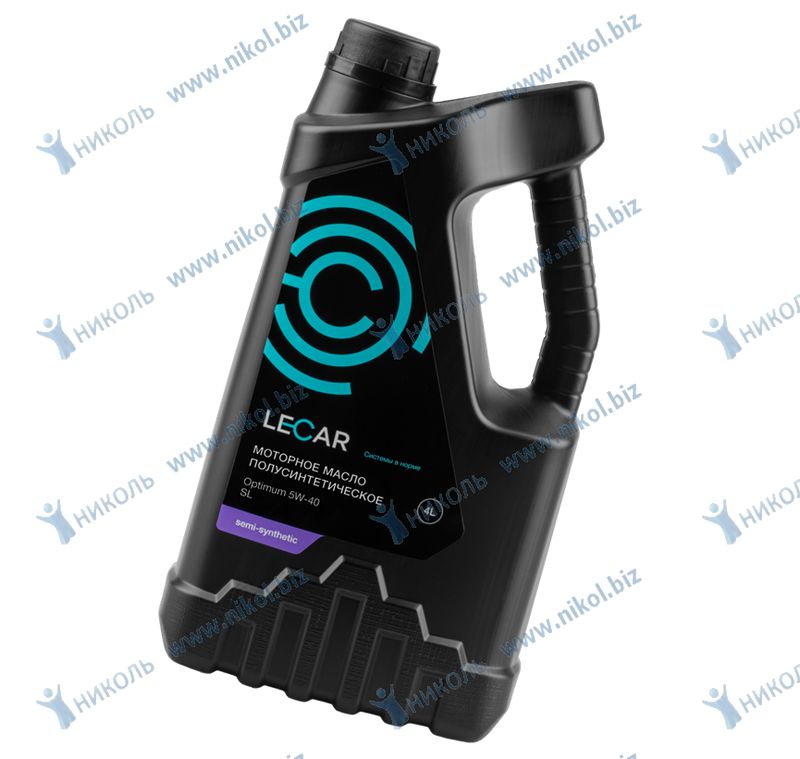 Масло LECAR 5W-40 Optimum п/синтетическое, SL, 4л