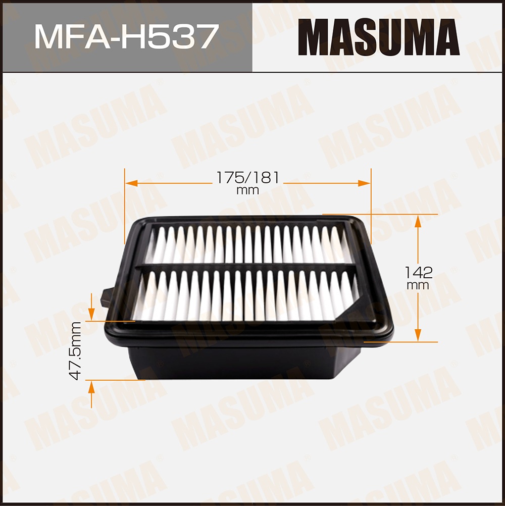 Фильтр воздушный Honda Accord 13- Masuma