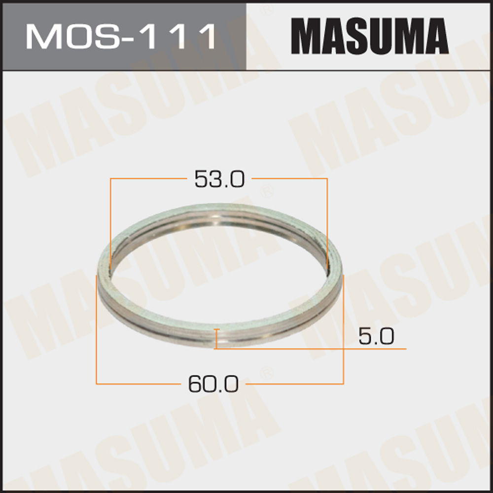 Кольцо глушителя 53 х 60 Masuma
