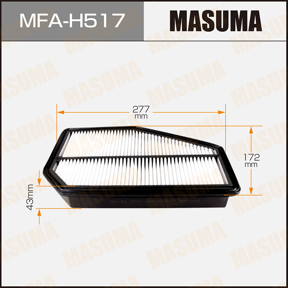 Фильтр воздушный Honda Civic 07- Masuma