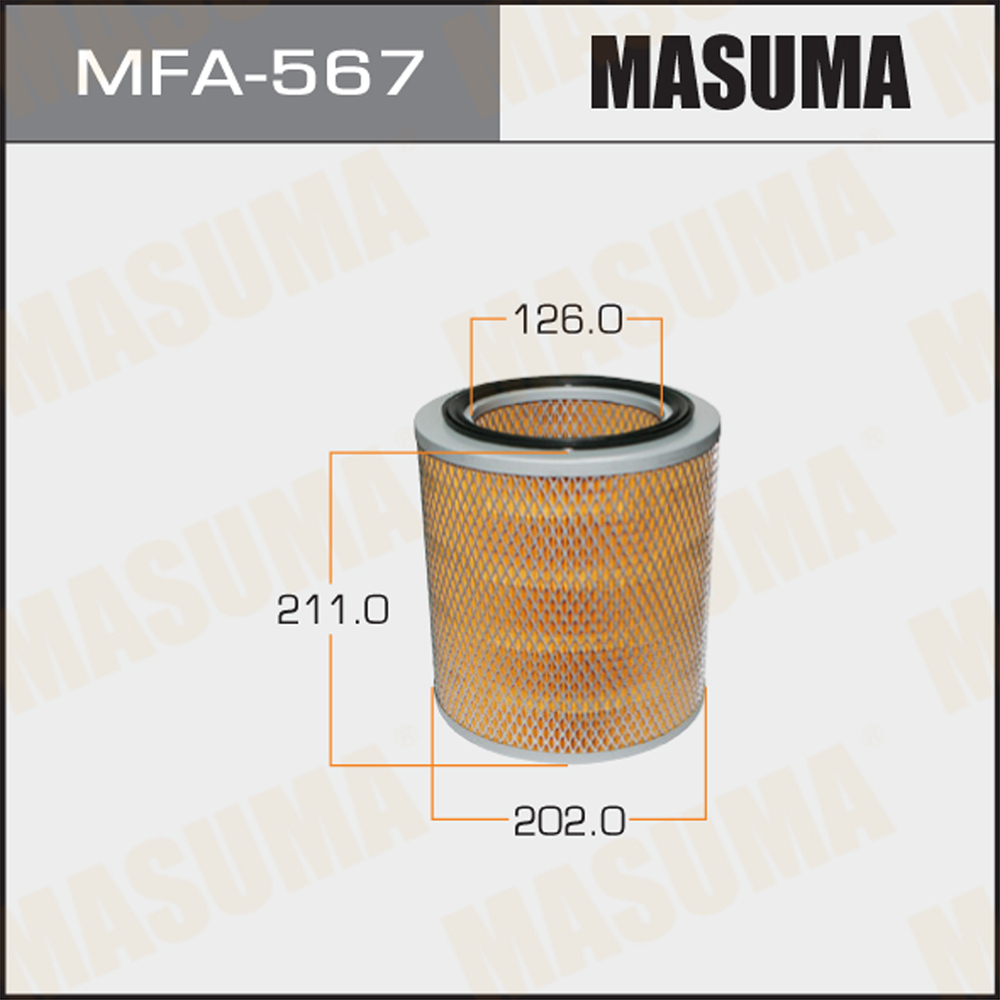 Фильтр воздушный Mazda Titan 89-00 Masuma