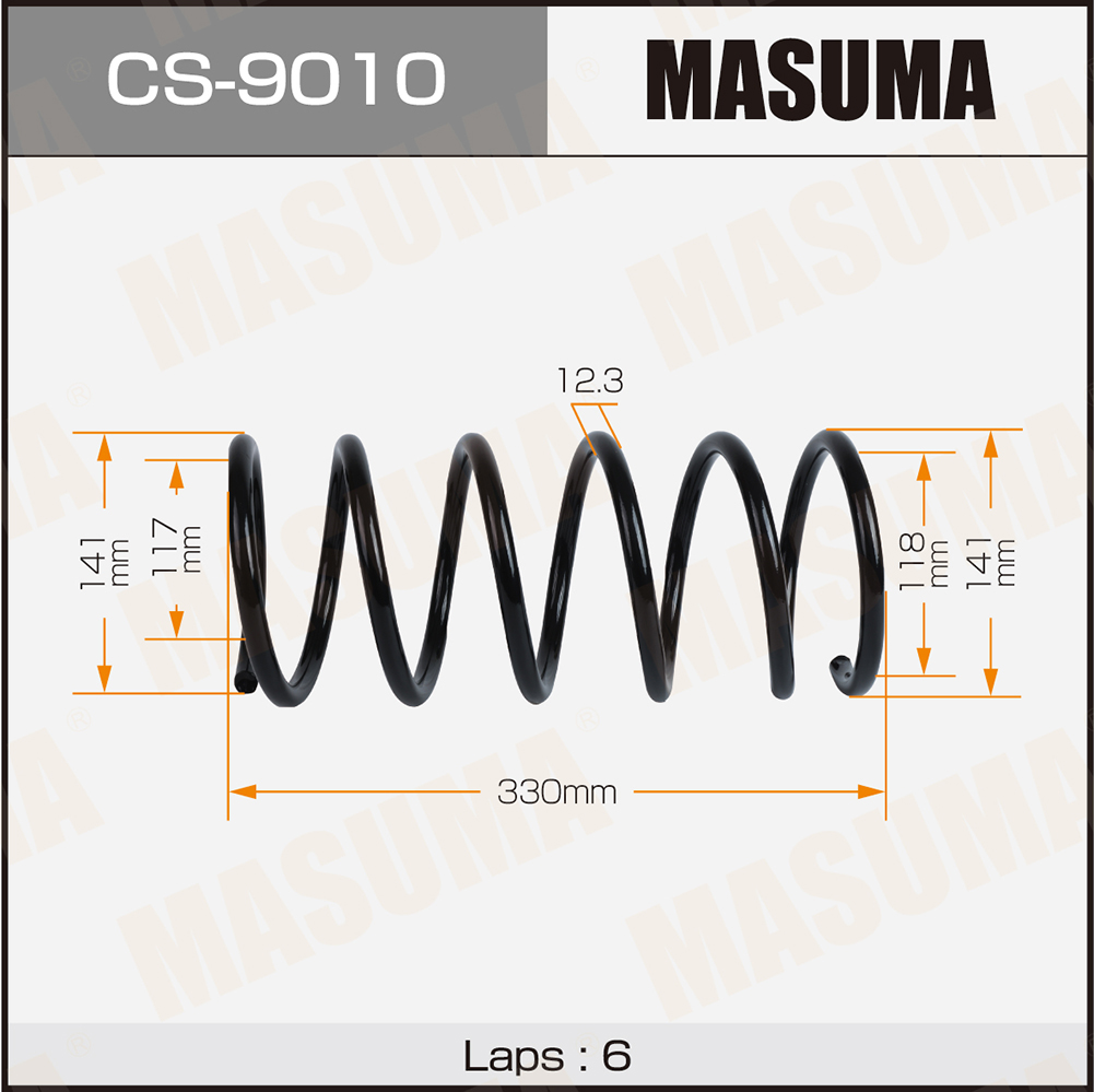 Пружина подвески Hyundai ACCENT 99-06 передняя Masuma