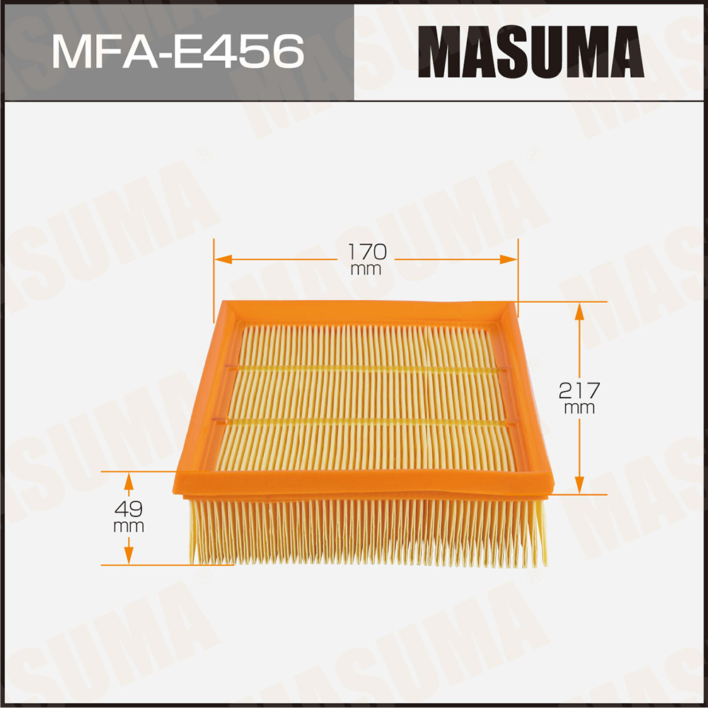 Фильтр воздушный A0189 LHD MERCEDES-BENZ A-CLASS (W169) (1/40) Masuma