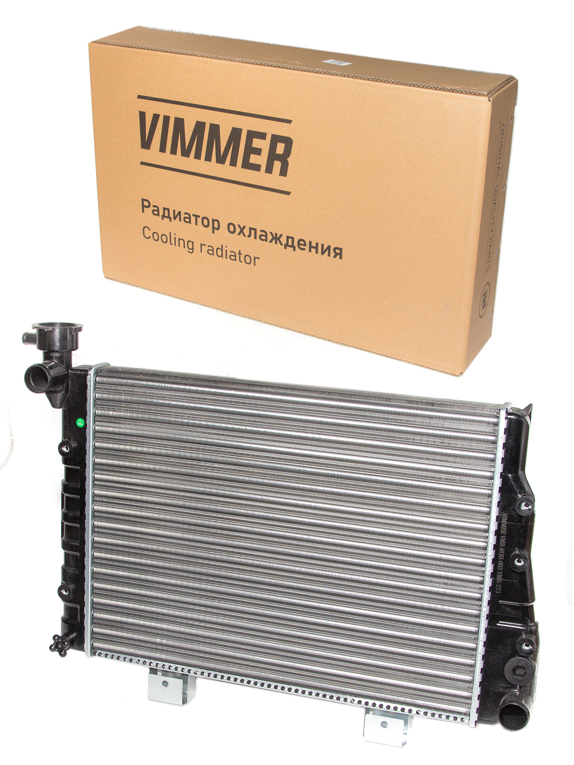 Радиатор охлаждения для а/м ВАЗ 2107 алюм. Vimmer
