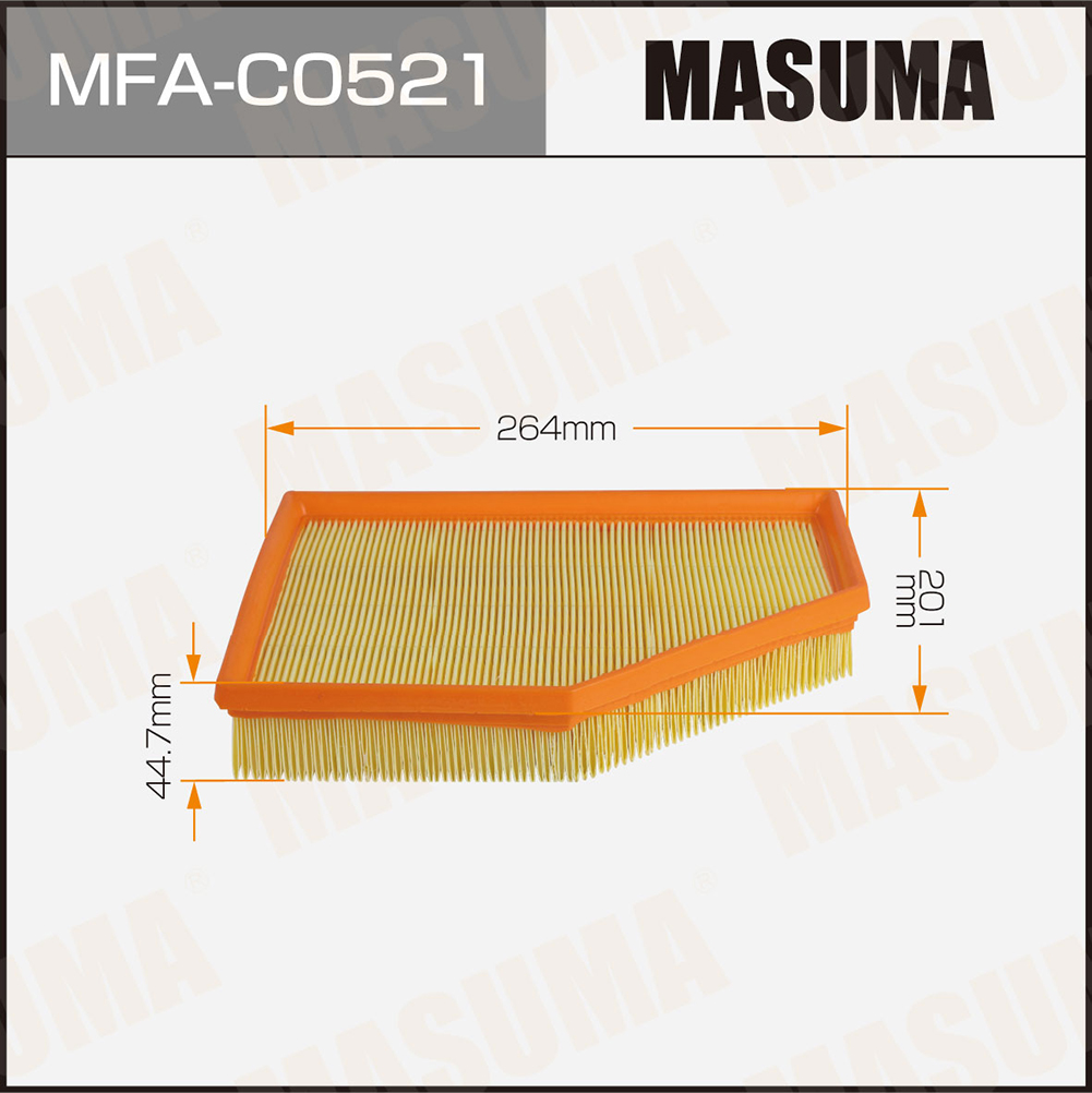 Фильтр воздушный JAC JS6 (1/40) Masuma