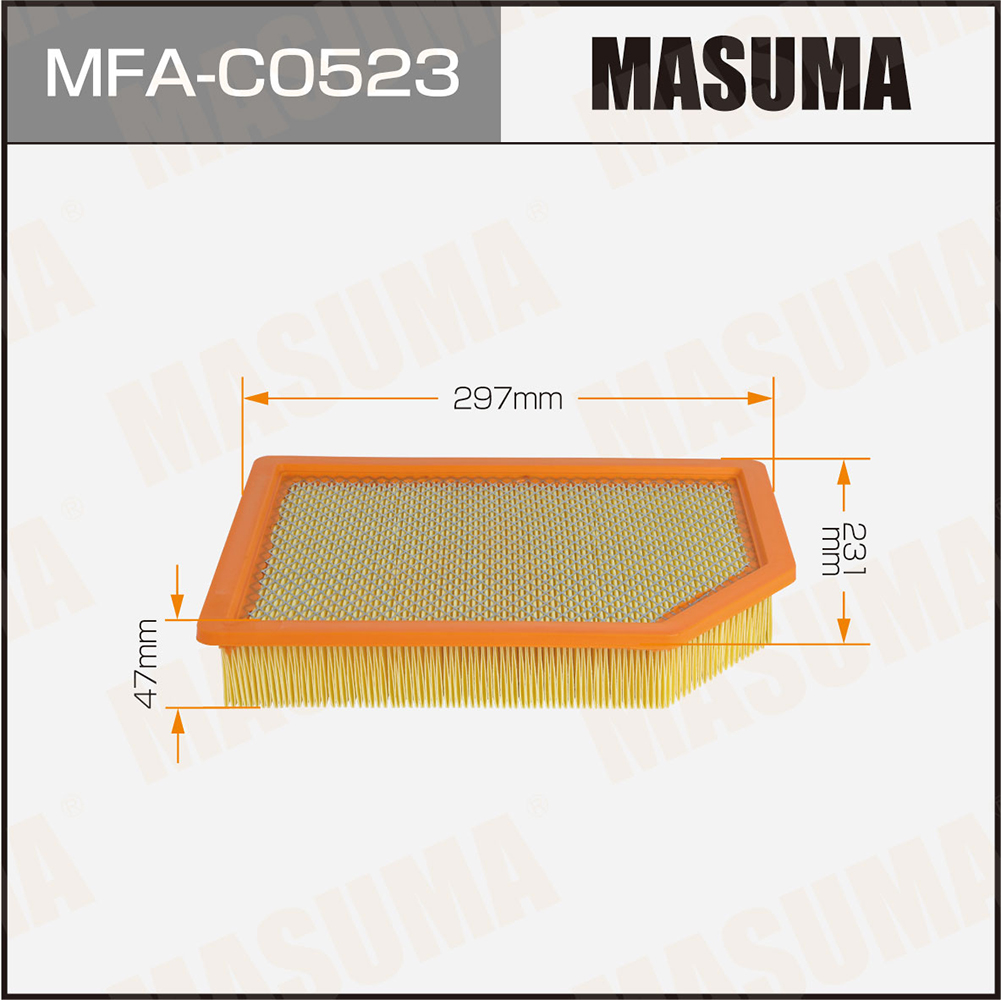 Фильтр воздушный JAC T8 PRO Masuma