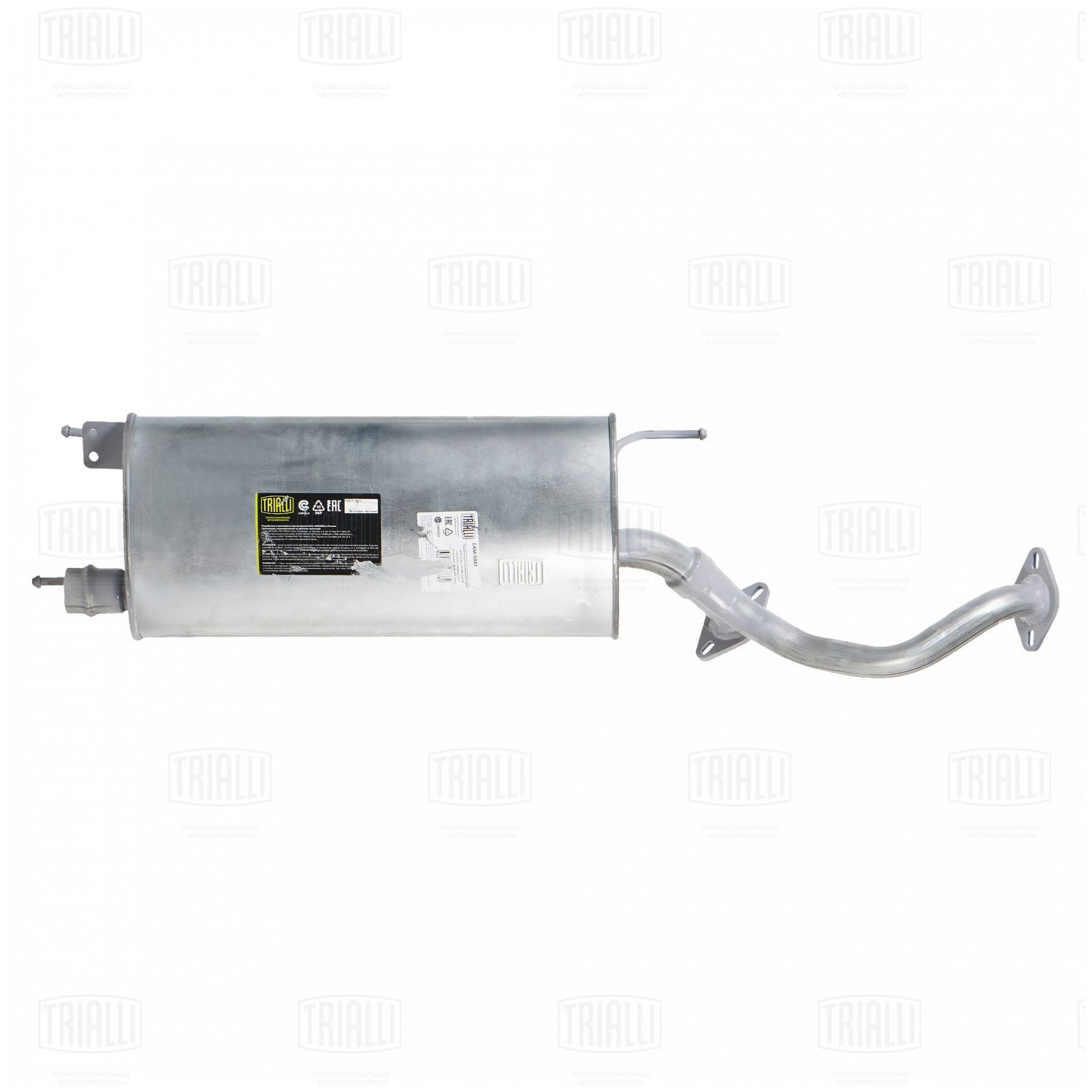 Глушитель Toyota Land Cruiser 100 98- 4.7i V8 доп. алюм. сталь Trialli