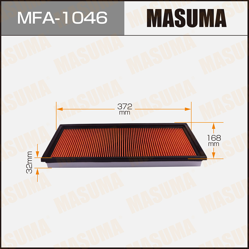 Фильтр воздушный Subaru Forester 97-05, Forester 98-00, Legacy 98-04 пропитка Masuma