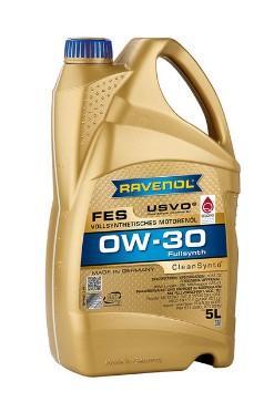 Масло моторное Ravenol 0W-30 FES C2 синтетическое 5л / 0W30