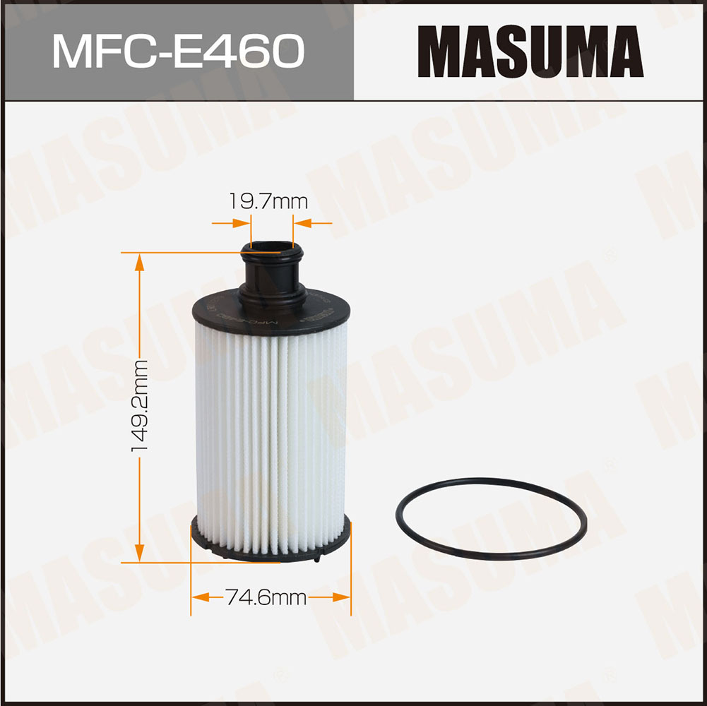 Фильтр масляный OE46001 вставка Masuma