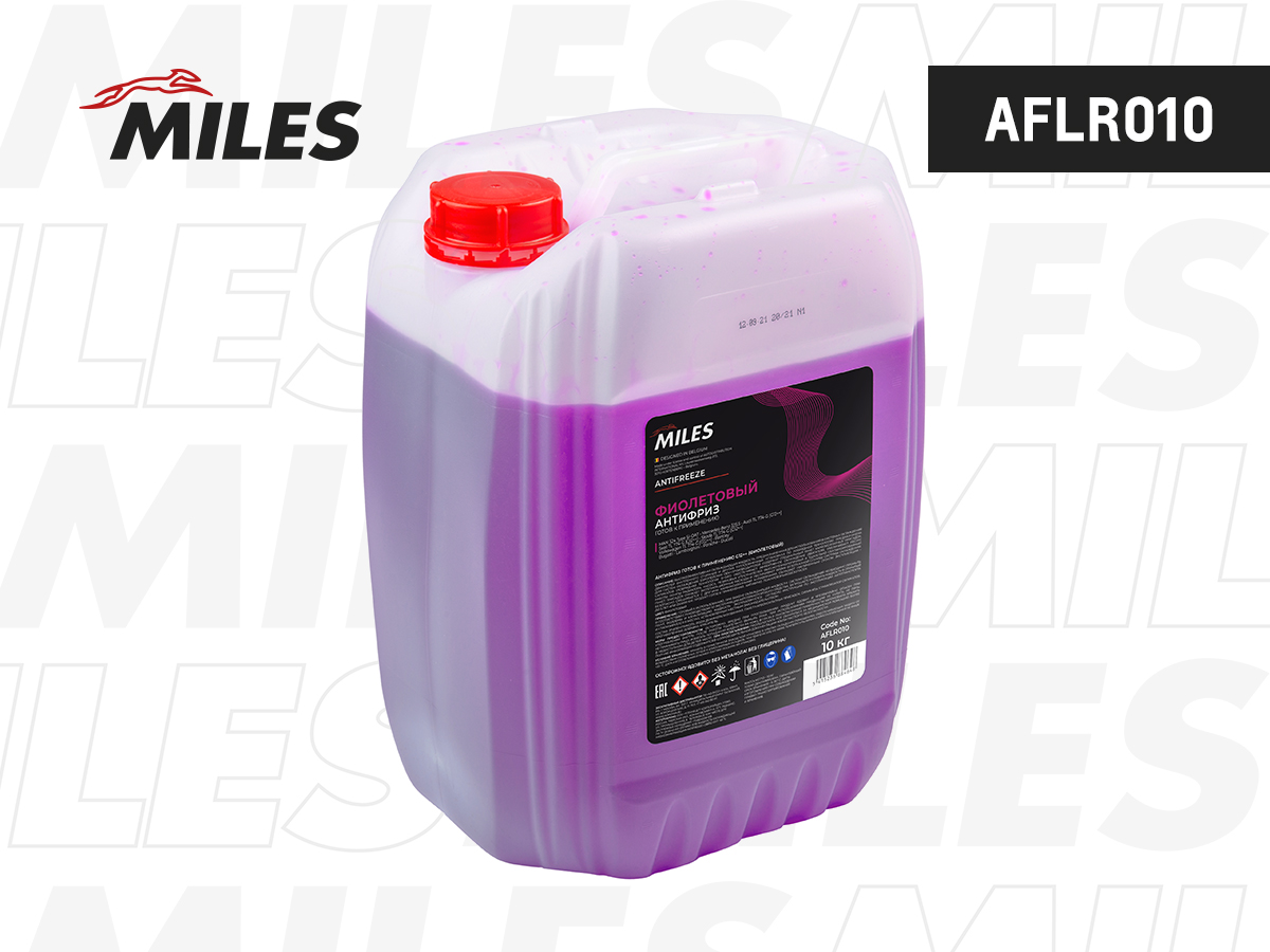 Антифриз MILES фиолетовый G12++ готовый 10 кг