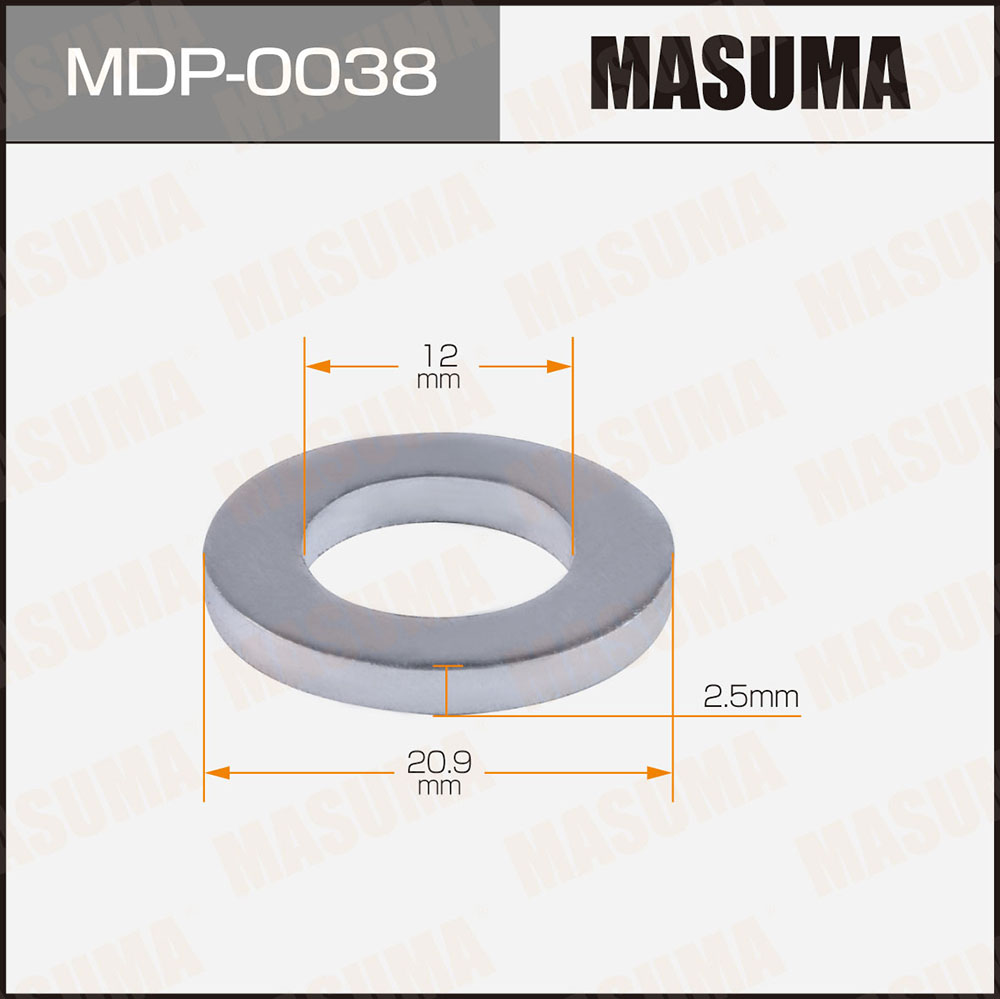 Прокладка сливной пробки масла Masuma 20.9 x 12 x 2.5 Toyota