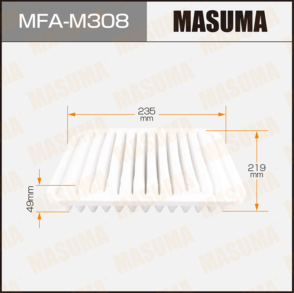 Фильтр воздушный Mitsubishi Galant 2.4 06-10 Masuma