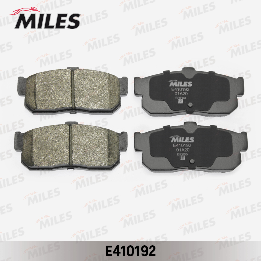 Колодки тормозные Nissan Almera 95-, Maxima 95-, Primera 90-98, Sunny 87-95 Low-metallic Miles