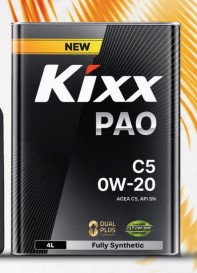 Масло Kixx 0/20 PAO C5 синтетическое 4 л