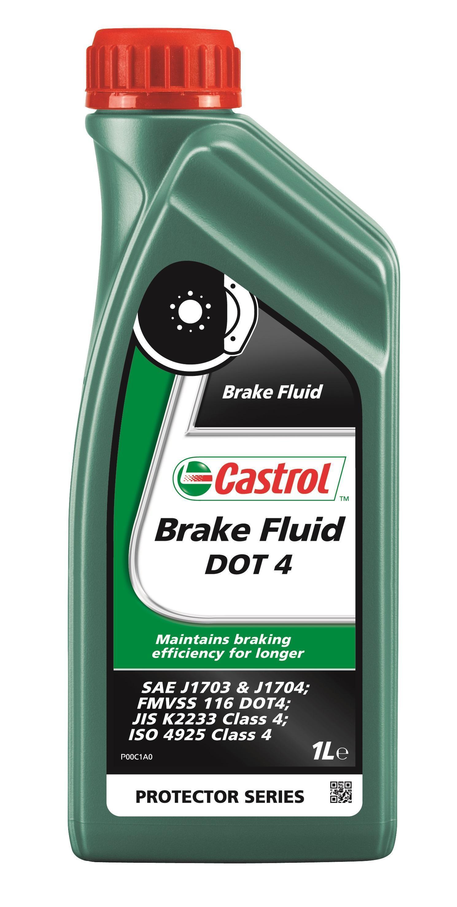 Жидкость тормозная Castrol Brake Flluid Dot-4 синтетическая 1 л