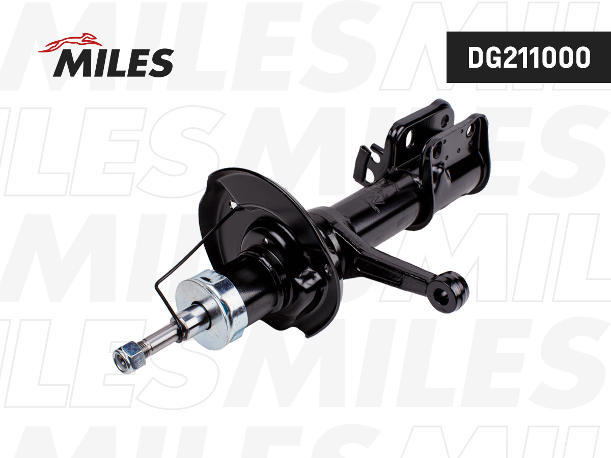 Стойка передняя для а/м ВАЗ 2192 правая газовая Miles