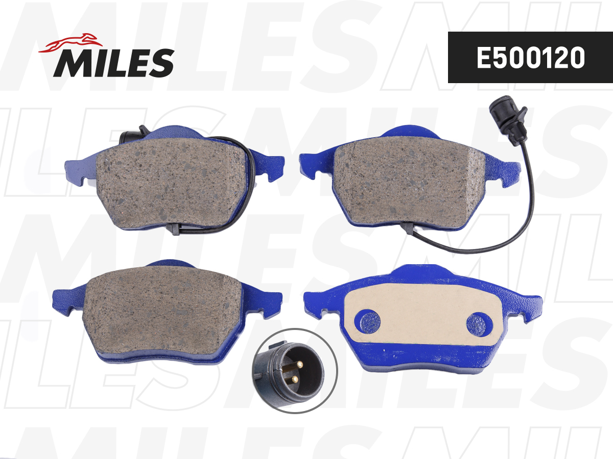 Колодки тормозные MILES E5 Ceramic А100 91>94/А6 95>97 передние