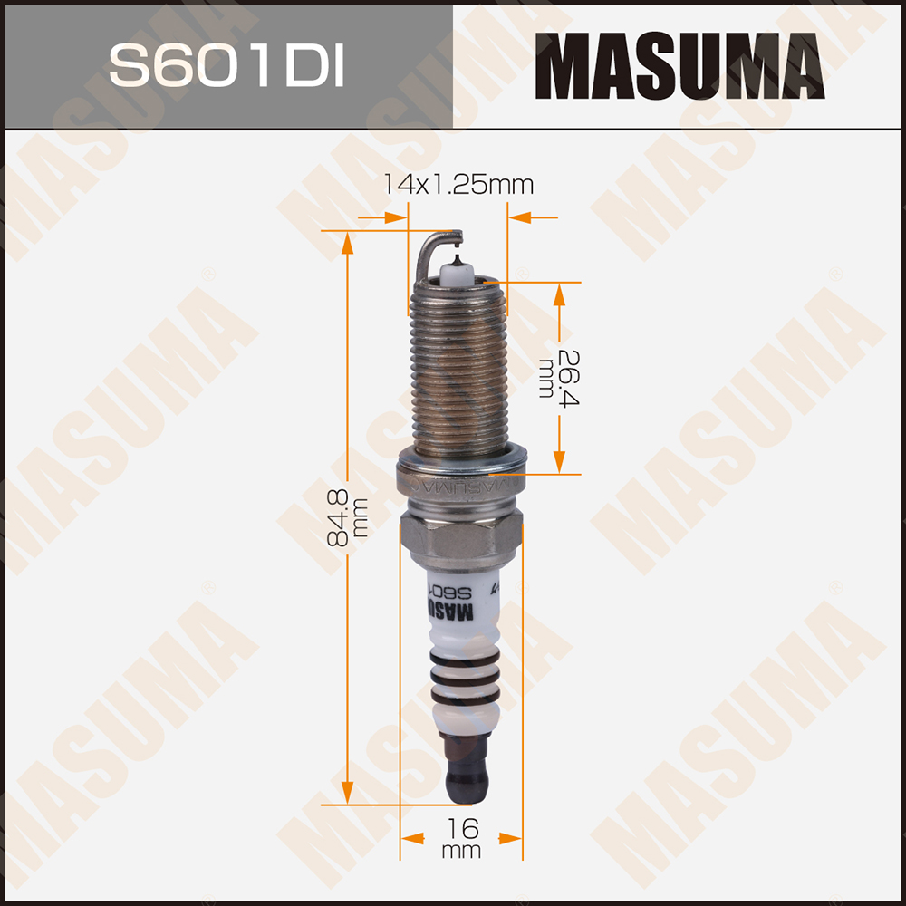 Свеча зажигания Masuma S601DI Double Iridium (DILFR6D11)