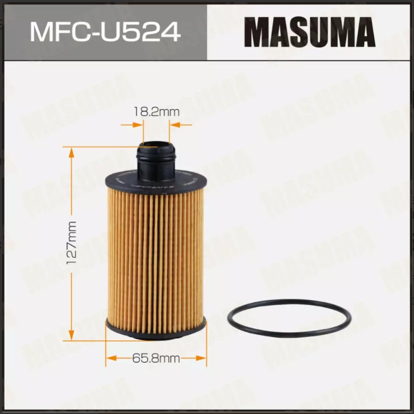 Фильтр масляный Chevrolet Captiva (C100, C140) 11-; Opel Antara 11- CDTi Masuma
