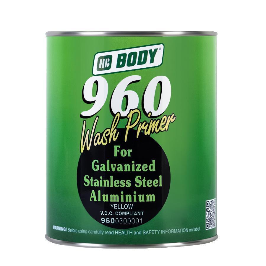 Грунт Body 960 Wash Primer кислотный желтый 1 л+1 л