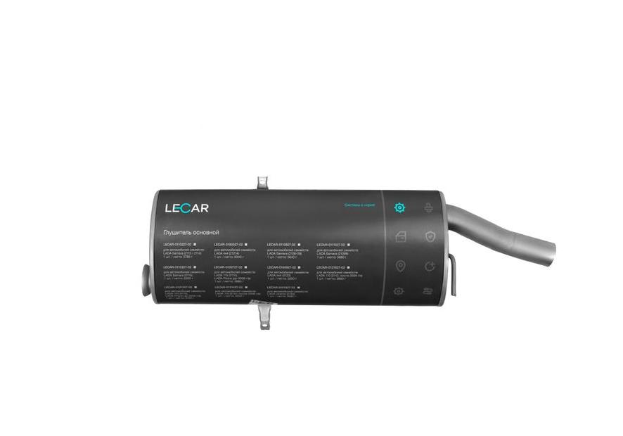Глушитель основной для а/м ВАЗ 2104 инжектор Lecar