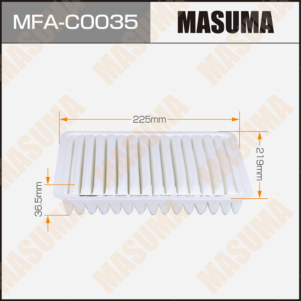 Фильтр воздушный Lifan X60 12- Masuma
