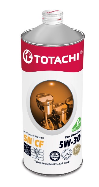 Масло моторное TOTACHI 5W-30 Eco Gasoline Semi-Synthetic GF-5 SN/CF синтетическое 1л