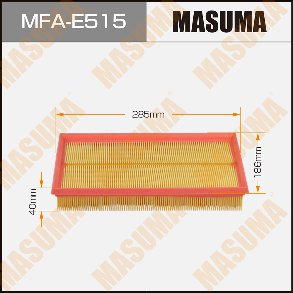 Фильтр воздушный VAG Octavia 04-06, Fabia 99-07, Golf IV, V 97-08, Bora 98-05 (1.4-1.6) Masuma