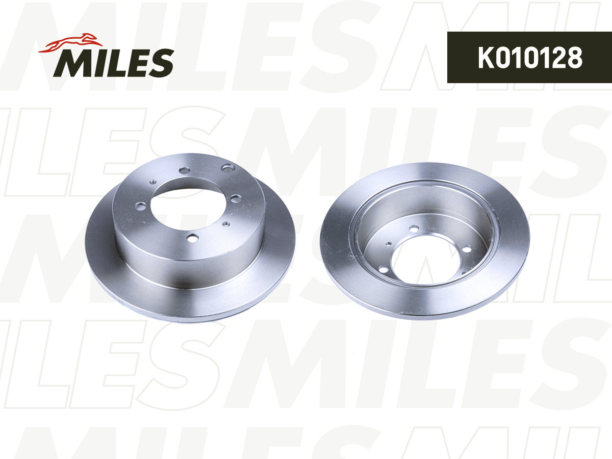 Диск тормозной Mitsubishi Lancer 1.3/1.6/2.0 01-, Galant 1.8/2.0 92-04 задний Miles