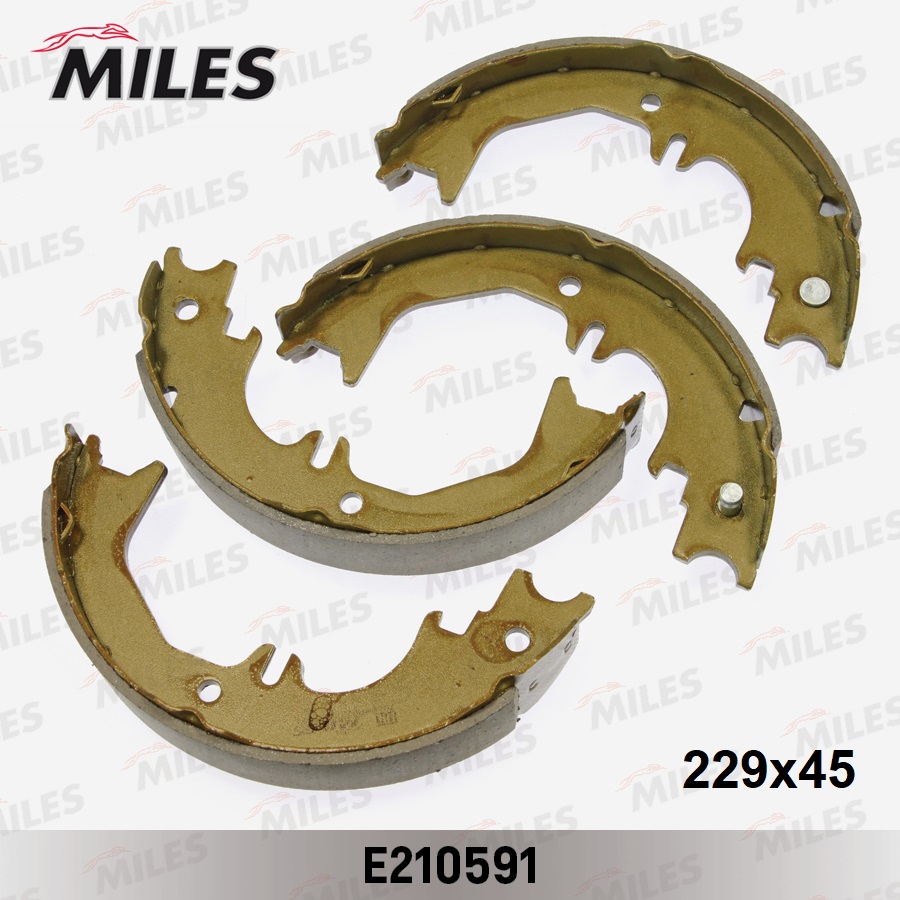 Колодки ручного тормоза MILES Land Cruiser 100 98-08 (к-кт) 230*45