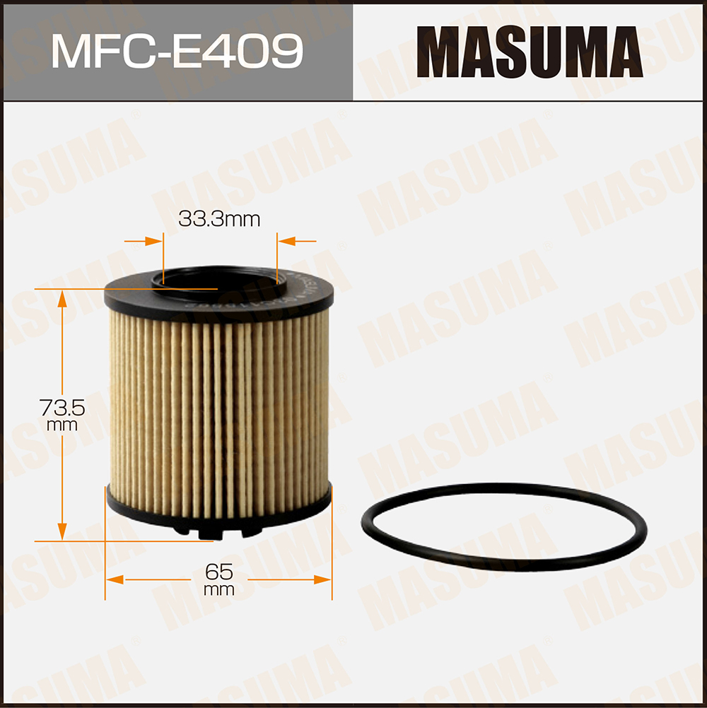 Фильтр масляный VAG Golf 03-08, Tiguan 07-17, Jetta 06-, Octavia 04-12, Roomster, Fabia 07-14 Masuma