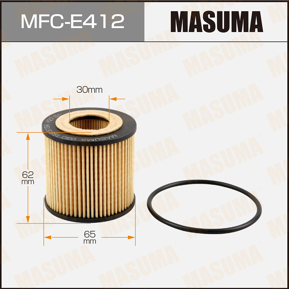 Фильтр масляный VAG Fabia 99-14, Polo 01-10, Ibiza 05-, Roomster 06-15 1.2 Masuma OF-4061E