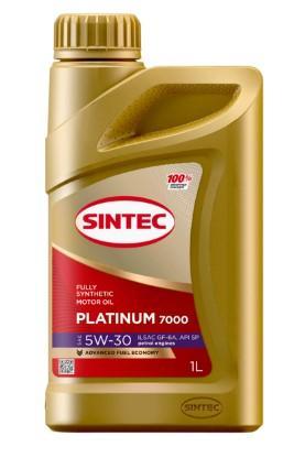 Масло моторное Sintec 5W-30 Platinum 7000 GF- 6A SP синтетическое 1л / 5W30
