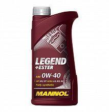 Масло моторное Mannol 0W-40 Legend Ester SN синтетическое 1л / 0W40