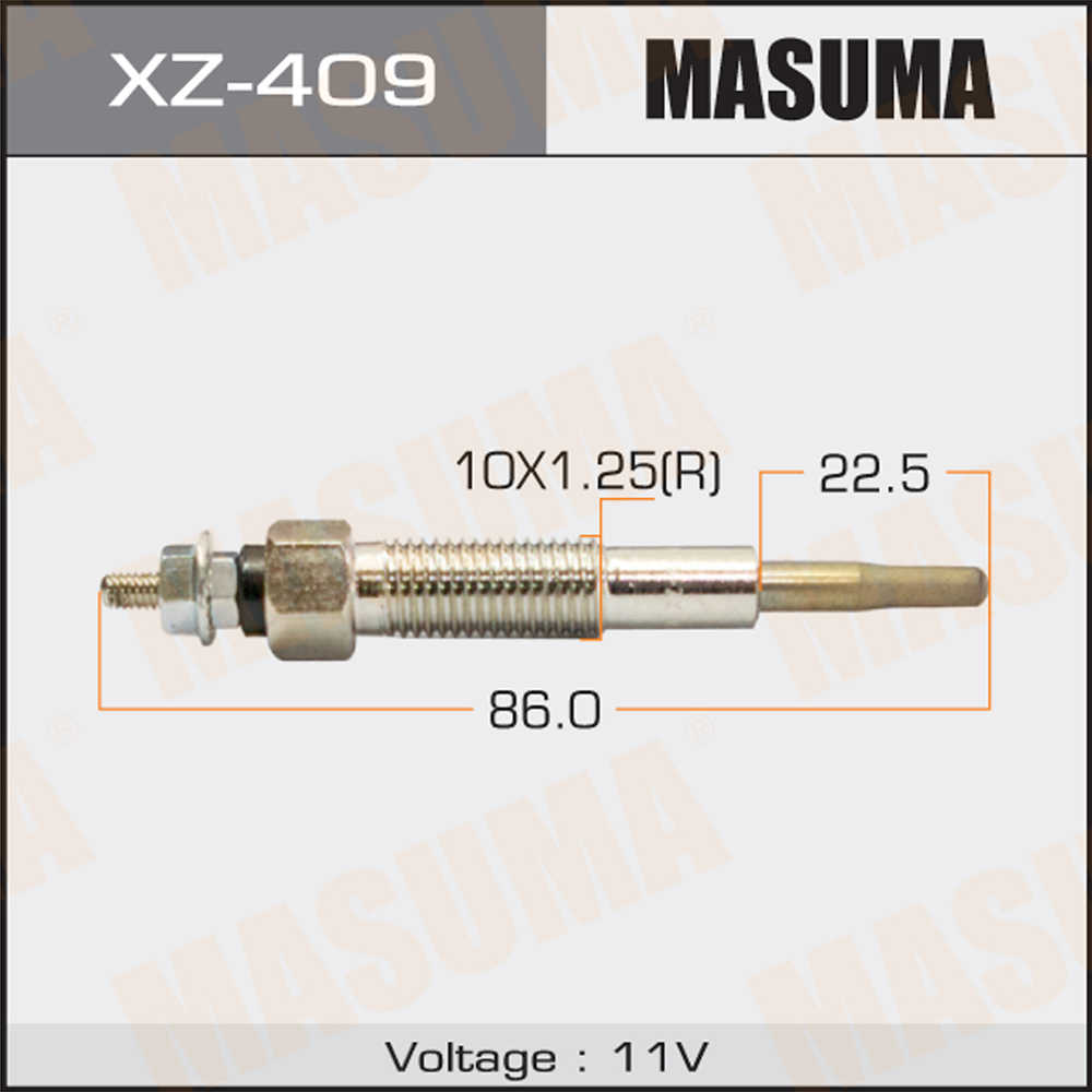 Свеча накала Masuma Mazda (WL-T); Suzuki Grand Vitara 98-06