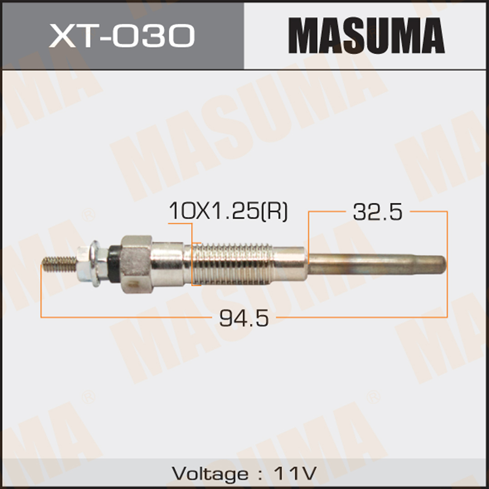 Свеча накала Masuma Toyota (1N-T, 5L)