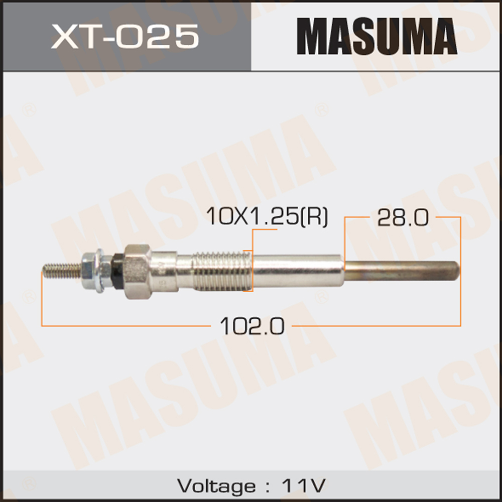 Свеча накала Masuma Toyota (2C)